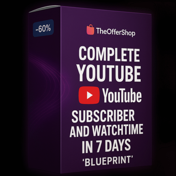 Complete YouTube Subscriber & Watchtime in 7 Days – “Blueprint” 📘